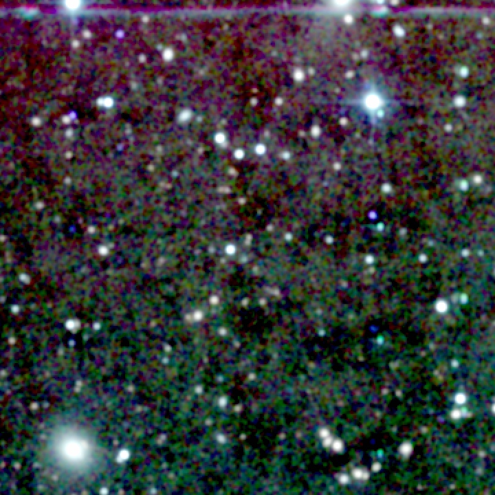 Rolling the cursor over the image switches between 2MASS combined
calibration image and SDSS image.